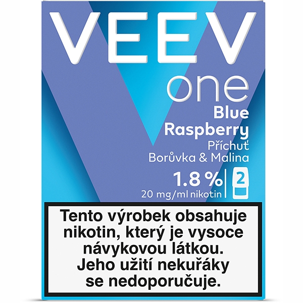 veev one blue Veev One Pod 20mg Blue Raspberry (5 Pack je 2 Pods)