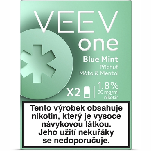 Veev One Pod 20mg Blue Mint (5 Pack je 2 Pods) - 1