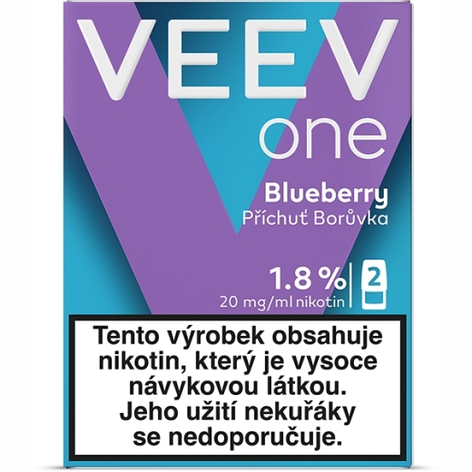 Veev One Pod 20mg Blueberry (5 Pack je 2 Pods) - 1