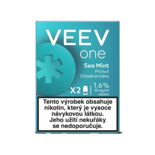 Veev One Pod 20mg Sea Mint (5 Pack je 2 Pods) CC - 1