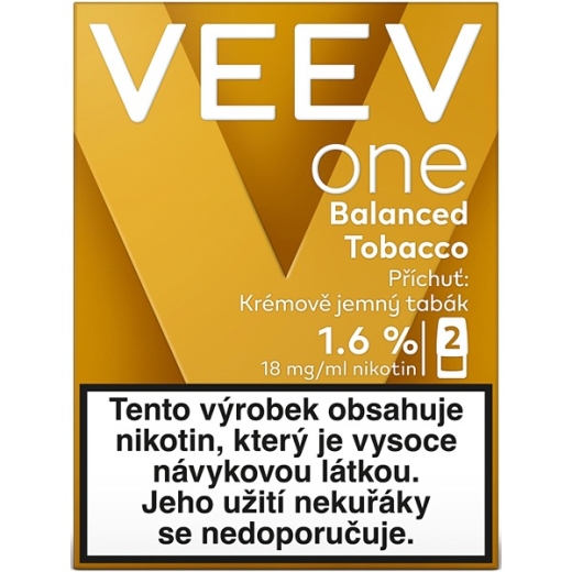 Veev One Pod Balanced Tobacco (5 Pack je 2 Pods) - 1