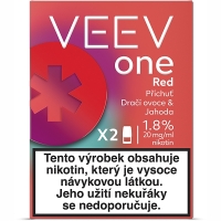 Veev One Pod 20mg Red (5 Pack je 2 Pods)